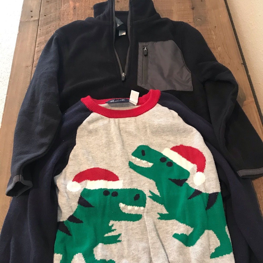 *** SOLD*** 2 BOYS Long sleeve sweaters